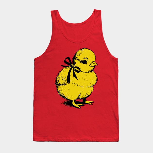 Easter Chick Tank Top by valentinahramov